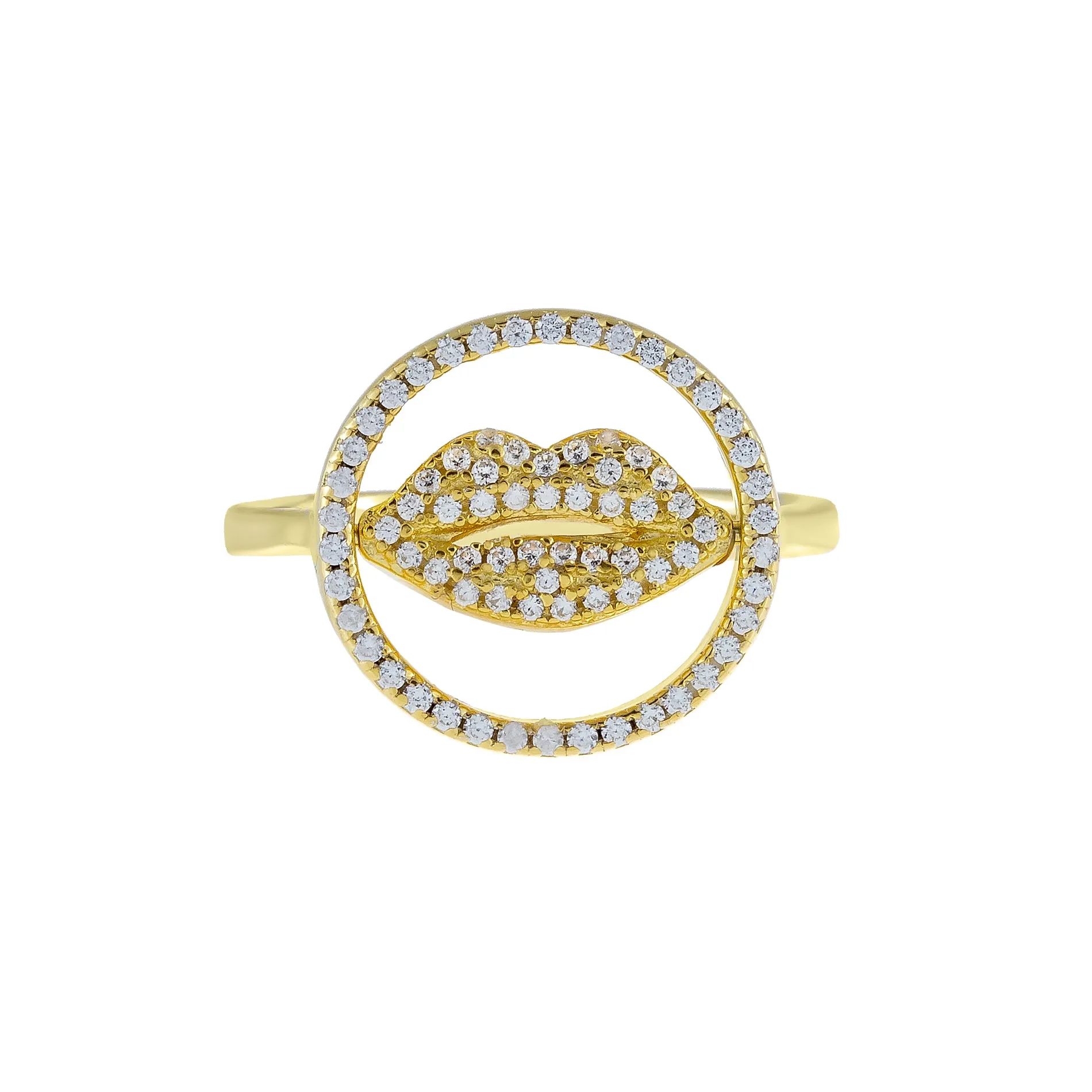 Pavé Lip Ring