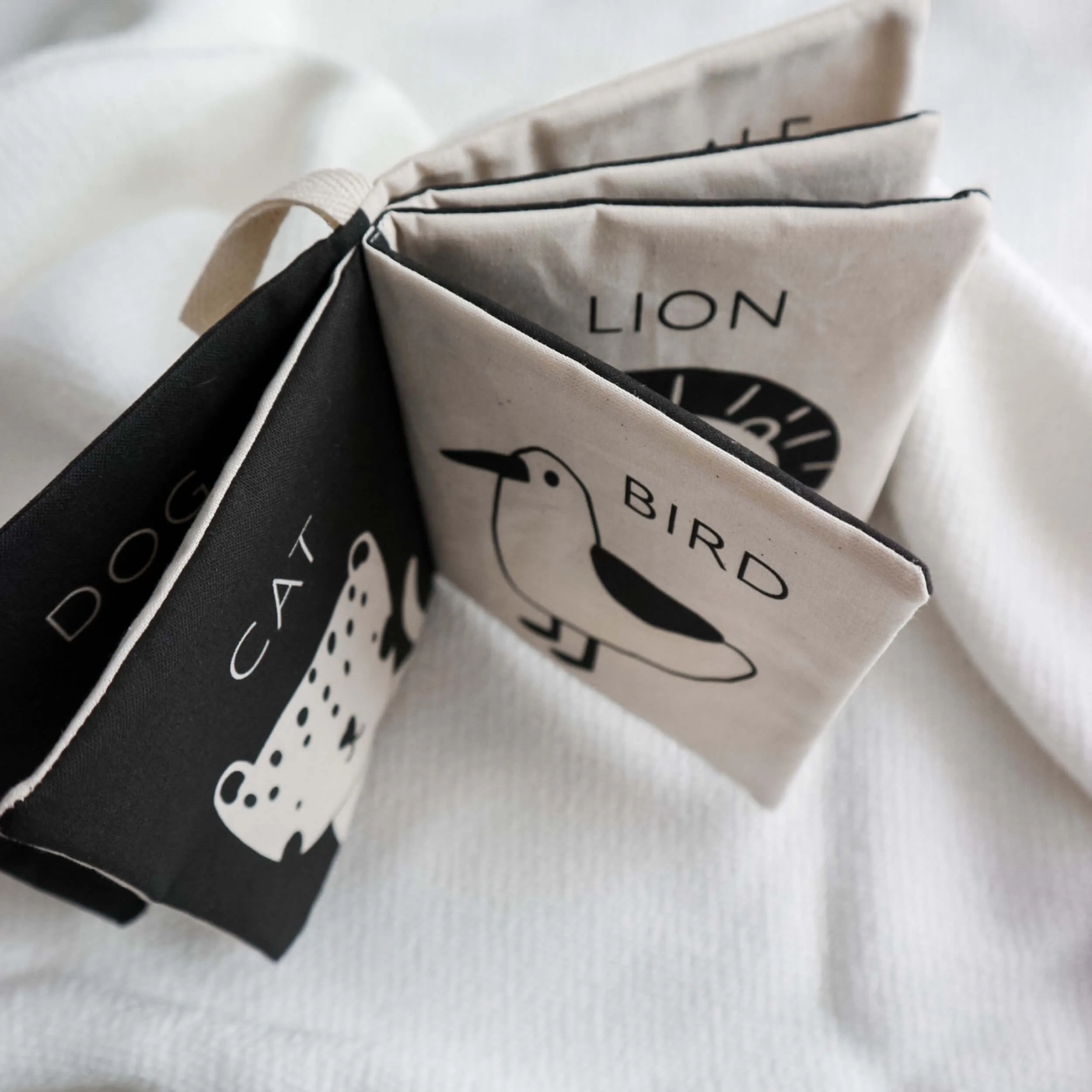 Personalised first animals soft crinkle baby book