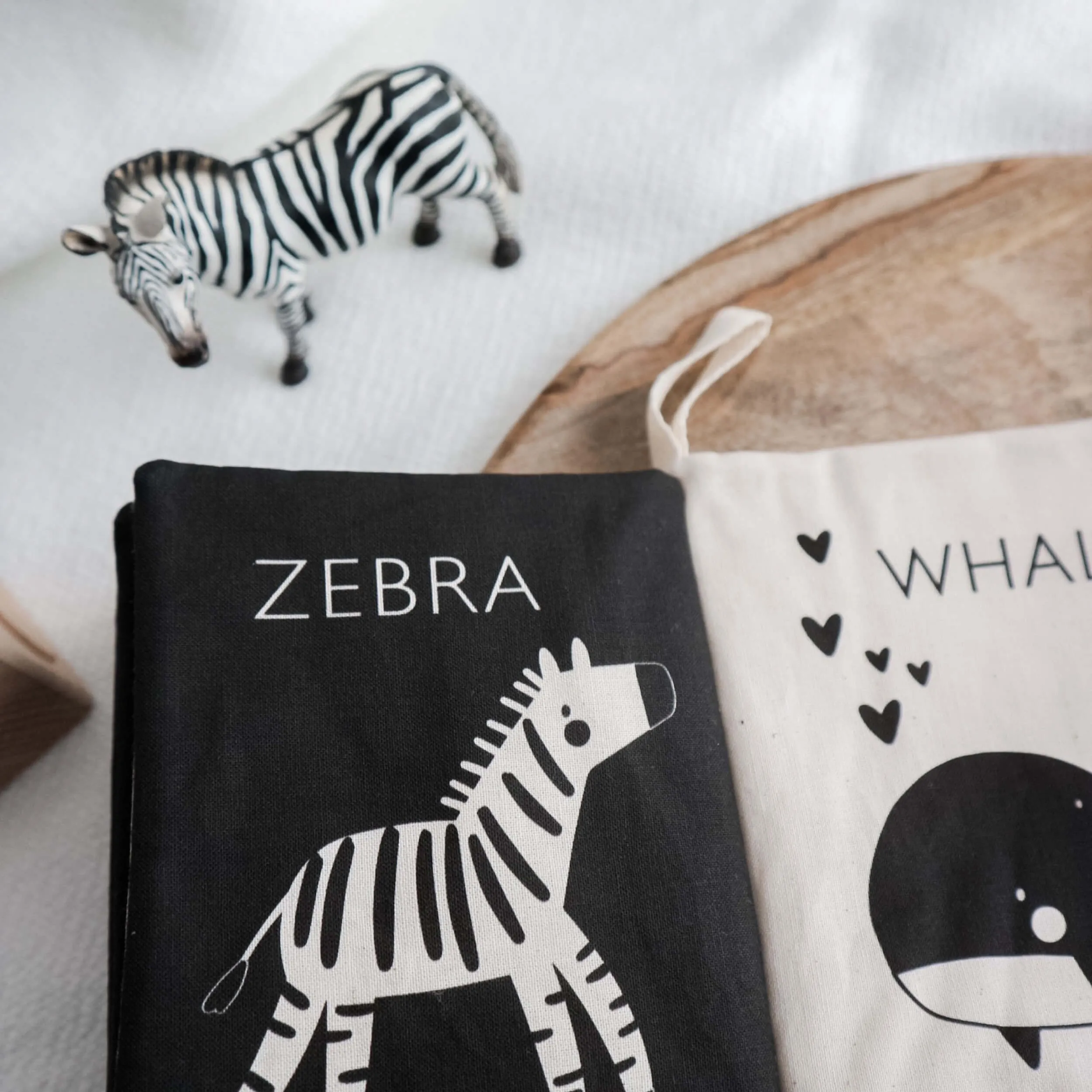Personalised first animals soft crinkle baby book