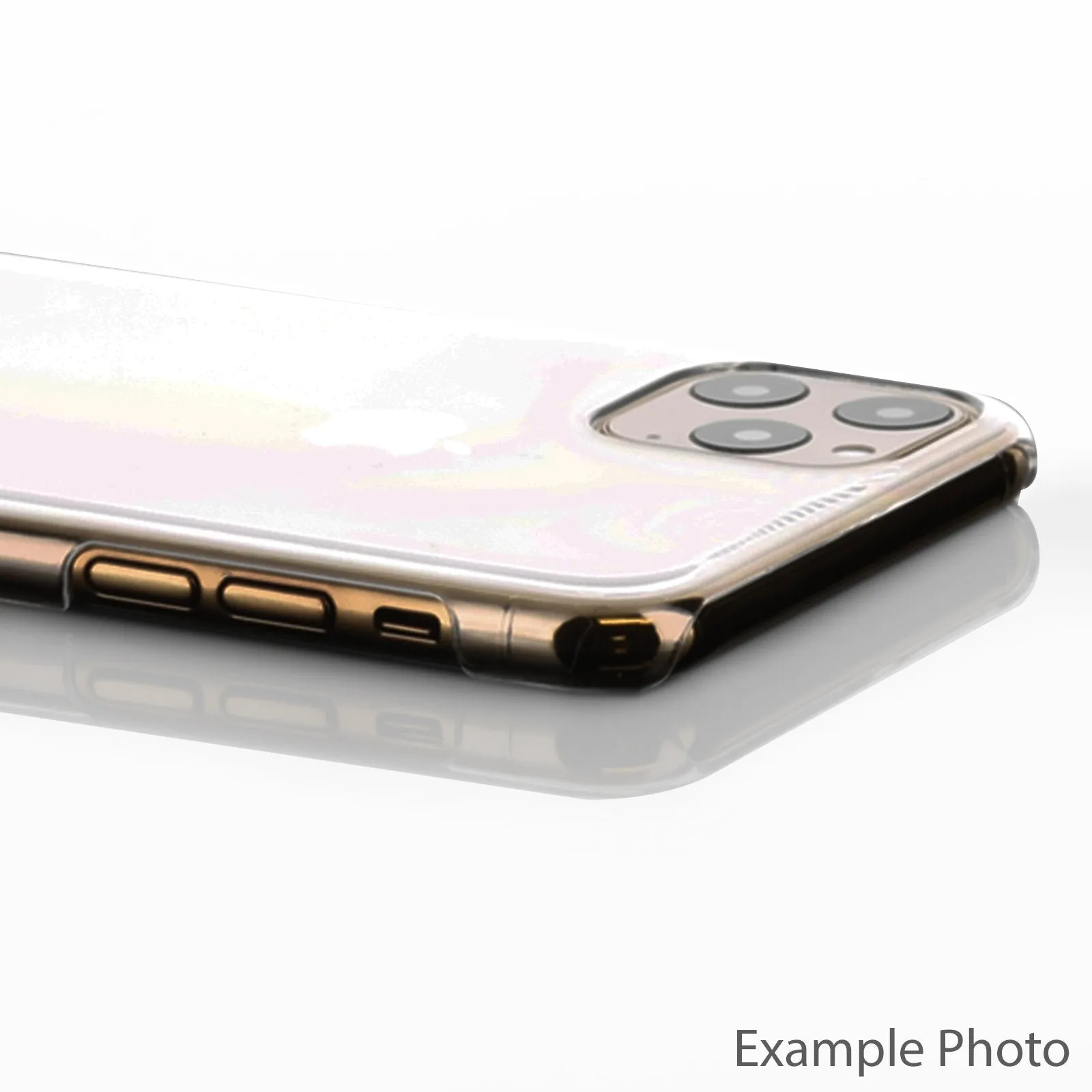 Personalised Oppo Phone Hard Case with Heart Strings and Stylish Pink Text