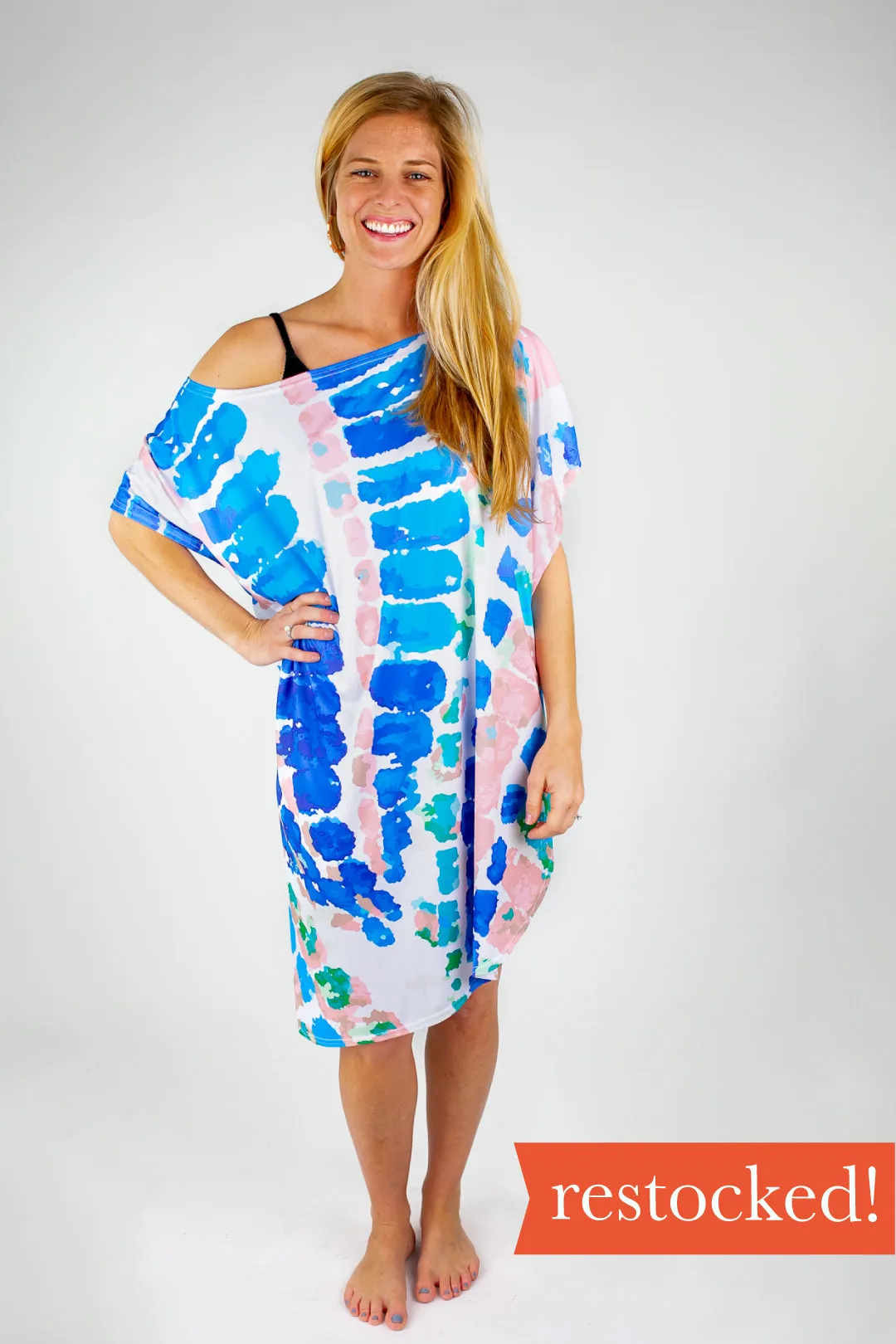 Playa Paisleys Mini Coastal Caftan