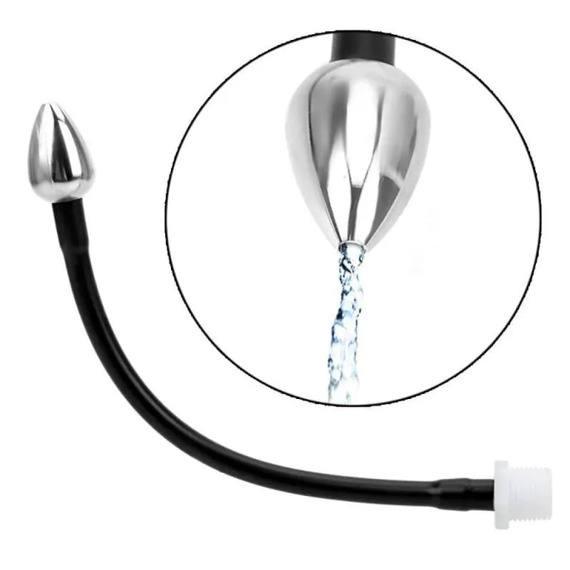 Poire de Douche anal Flexible Plug Métal
