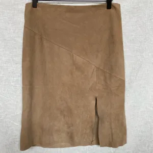Polo Ralph Lauren slit suede skirt