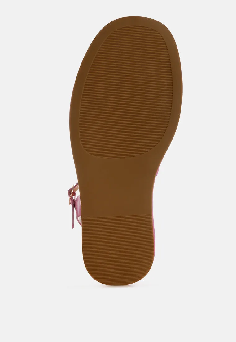 Raffia Flatform Sandals By RUW