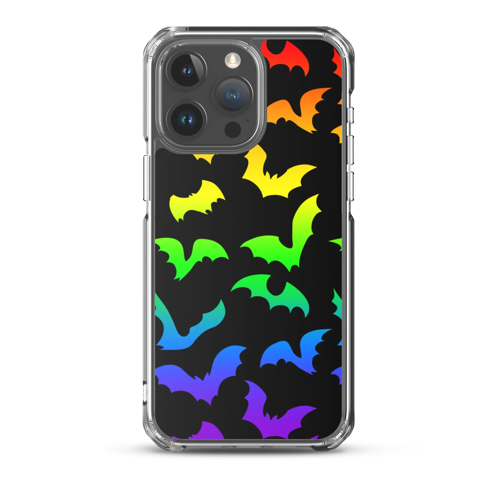 Rainbow Flying Bats iPhone Case