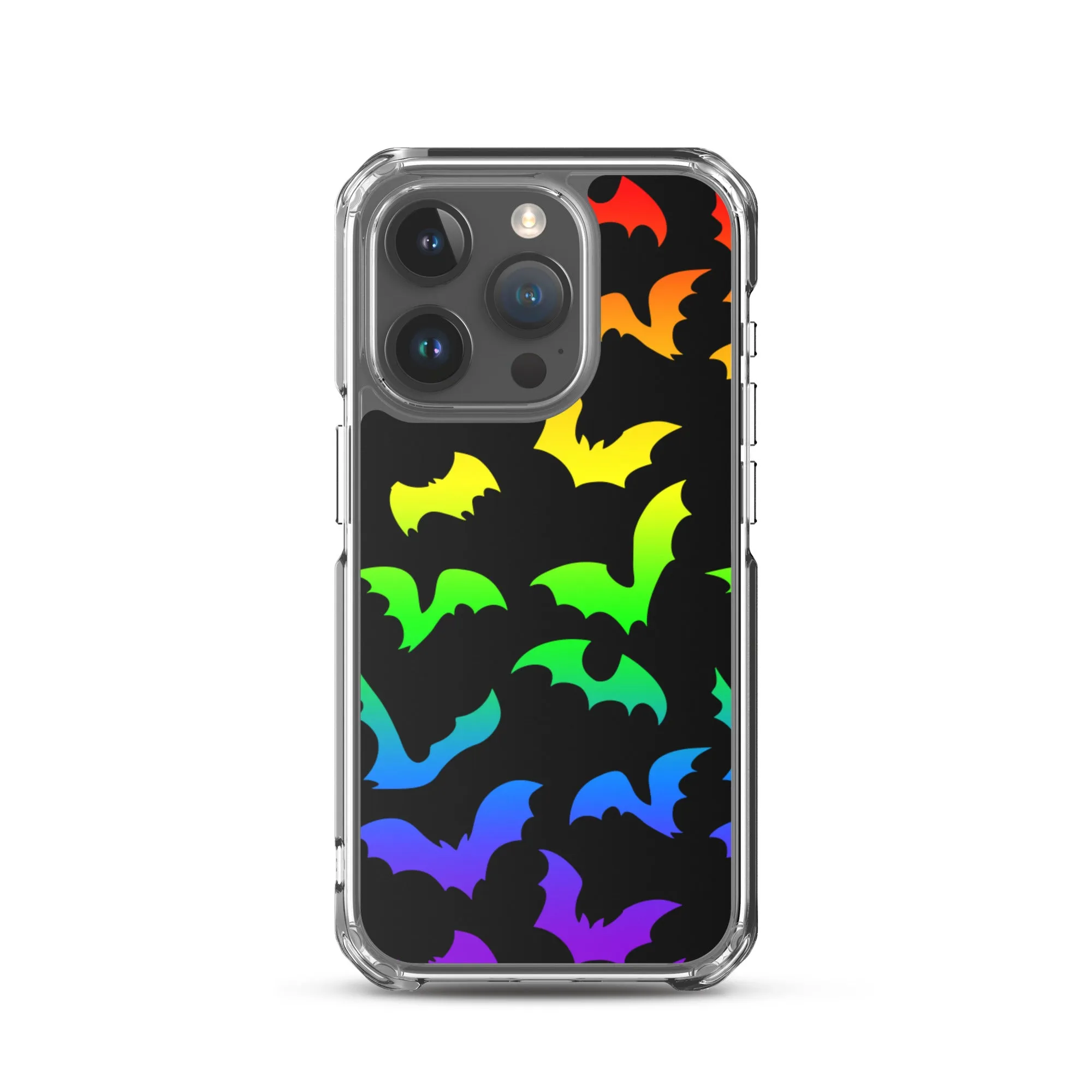 Rainbow Flying Bats iPhone Case