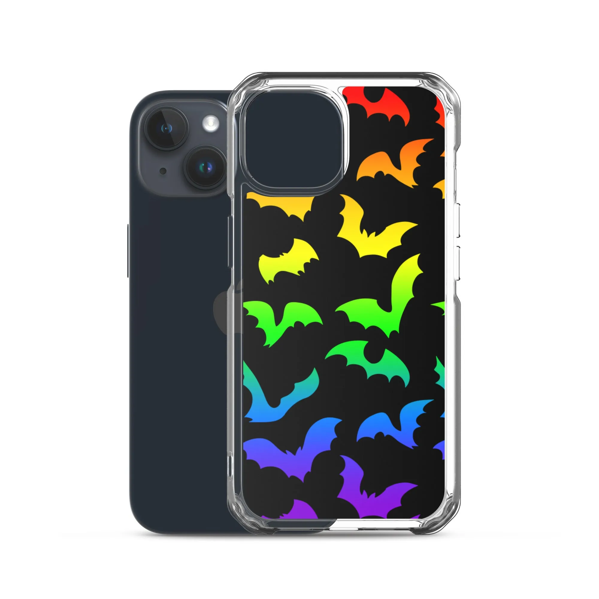 Rainbow Flying Bats iPhone Case