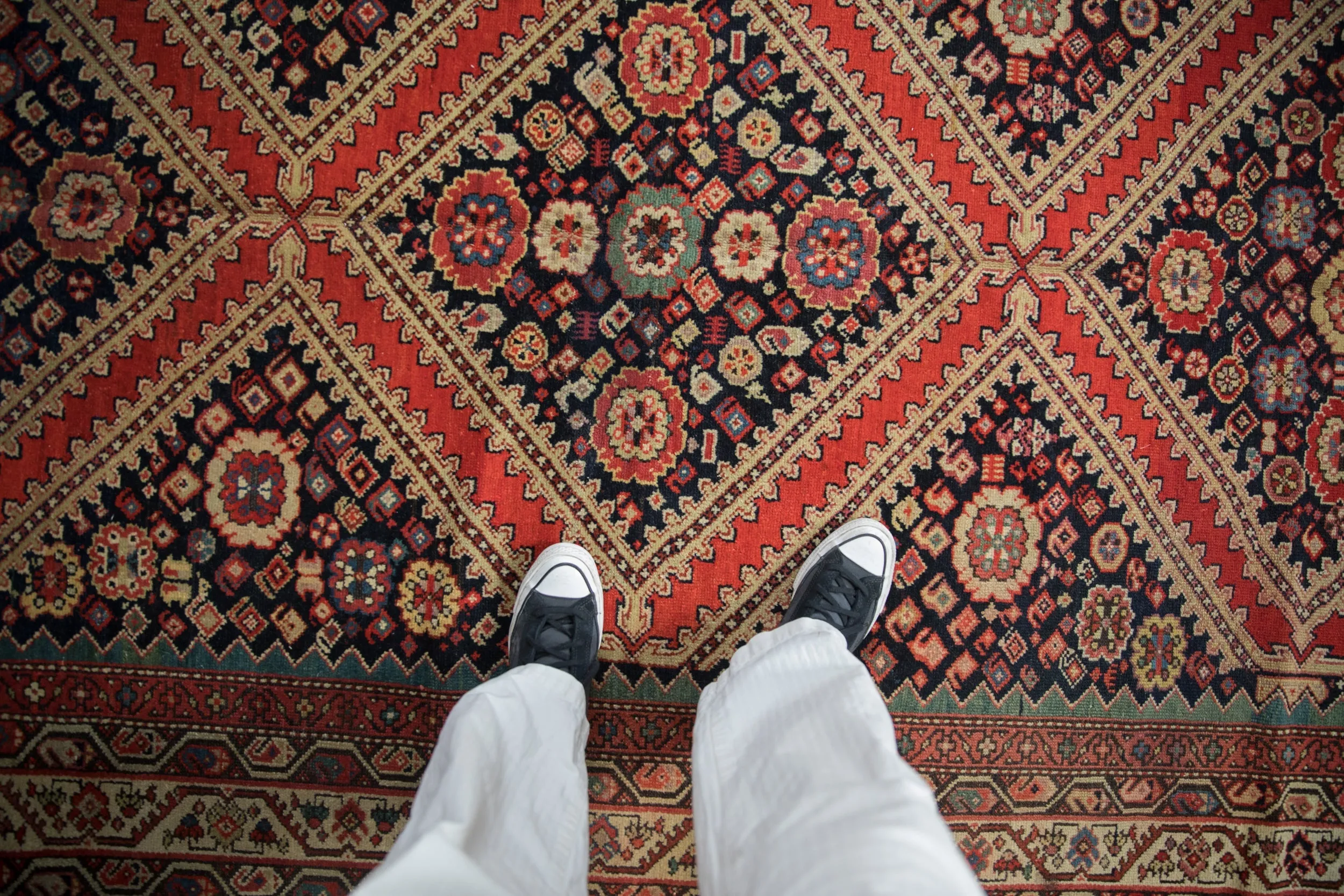 RESERVED 5.5x10.5 Antique Malayer Carpet