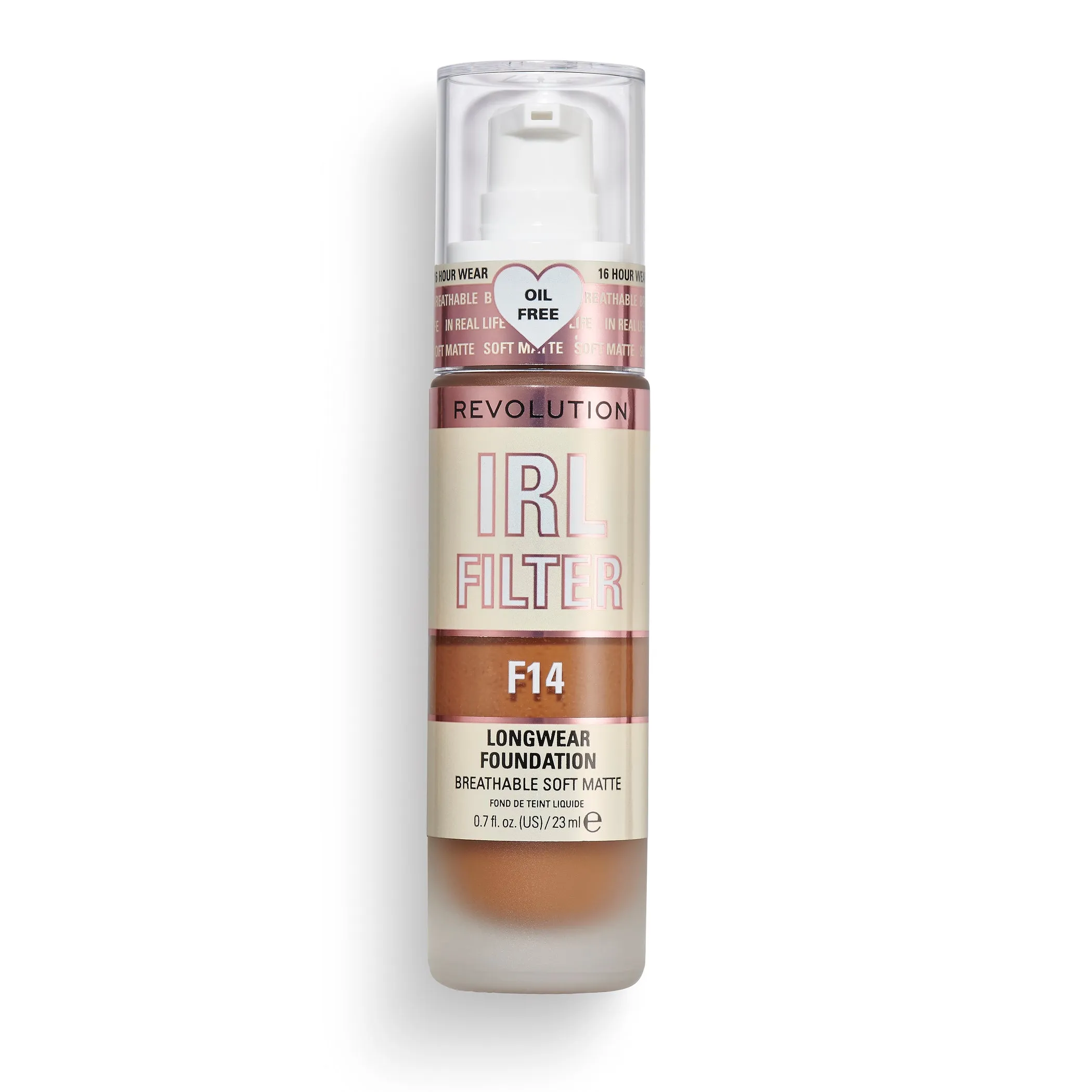 Revolution IRL Filter Longwear Foundation F14