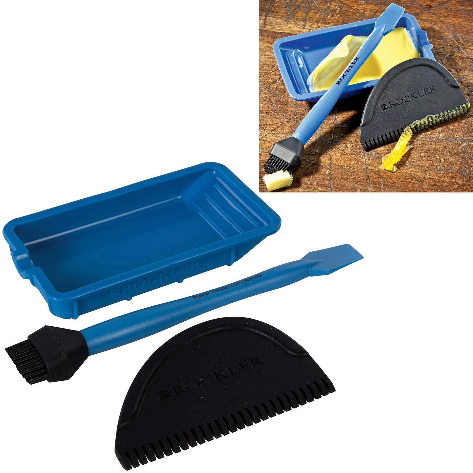 Rockler 3 Piece Silicone Glue Kit