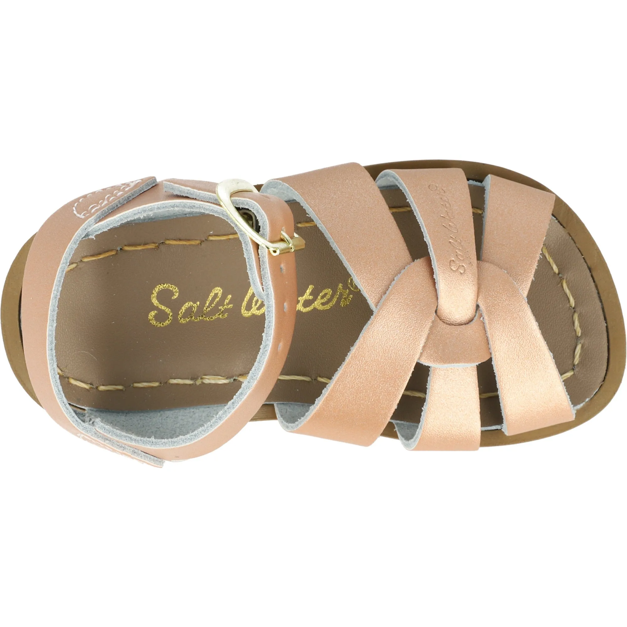 Salt-Water Original Kids Rose Gold Sandals