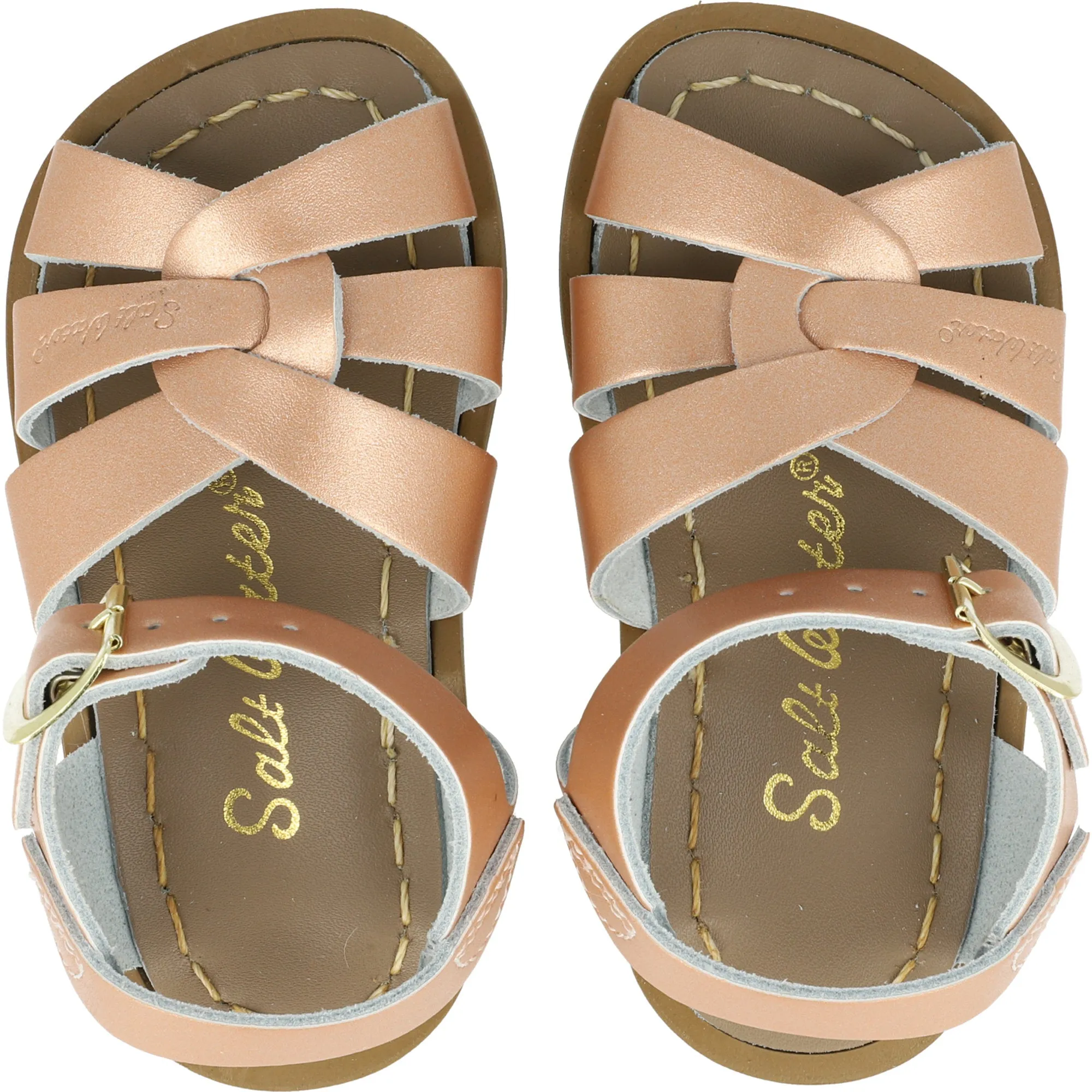 Salt-Water Original Kids Rose Gold Sandals