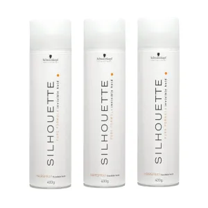 Schwarzkopf Silhouette Flexible Hold Lacquer 400g Trio