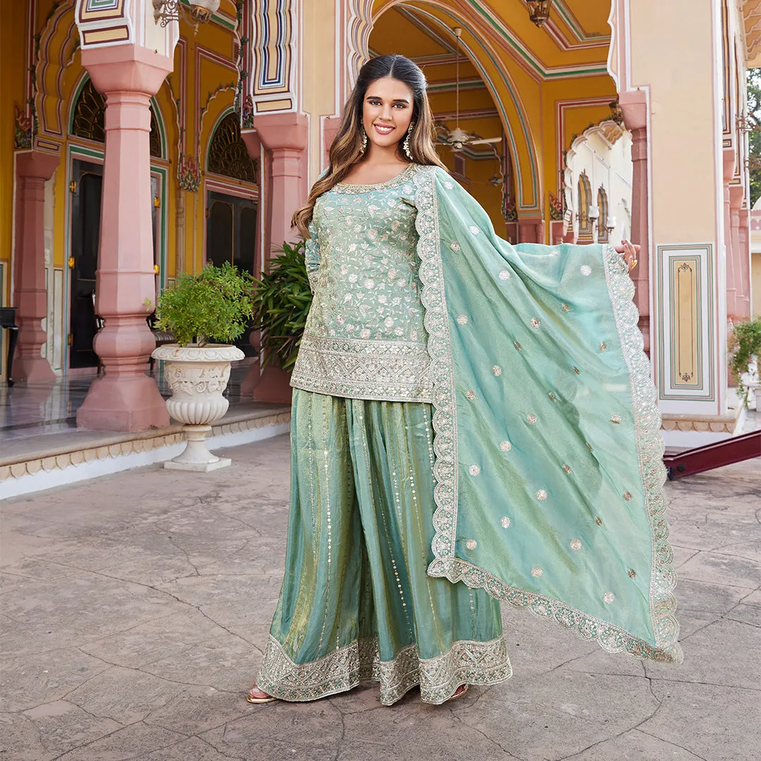 Sea Green Lehenga Choli