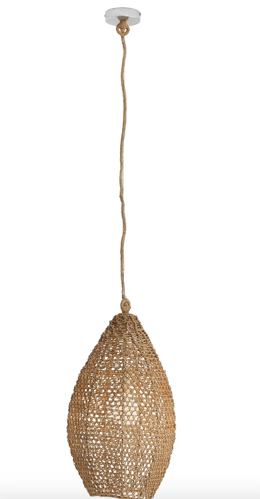 Seagrass Teardrop Pendant
