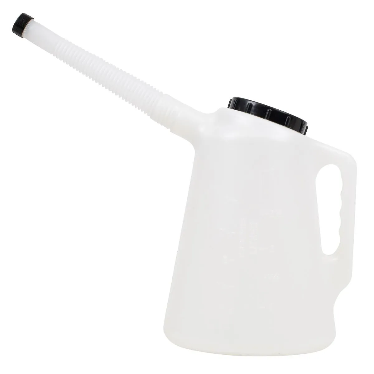 Sealey Oil Container with Flexible Spout 3L - Black Lid