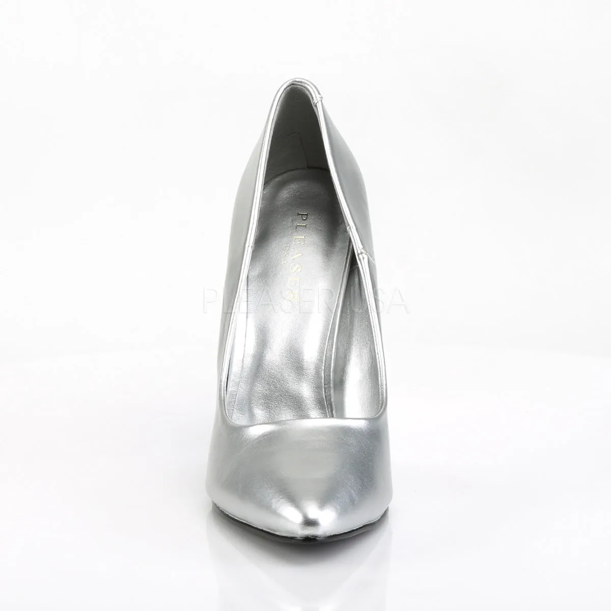 SEDUCE-420  Silver Faux Leather
