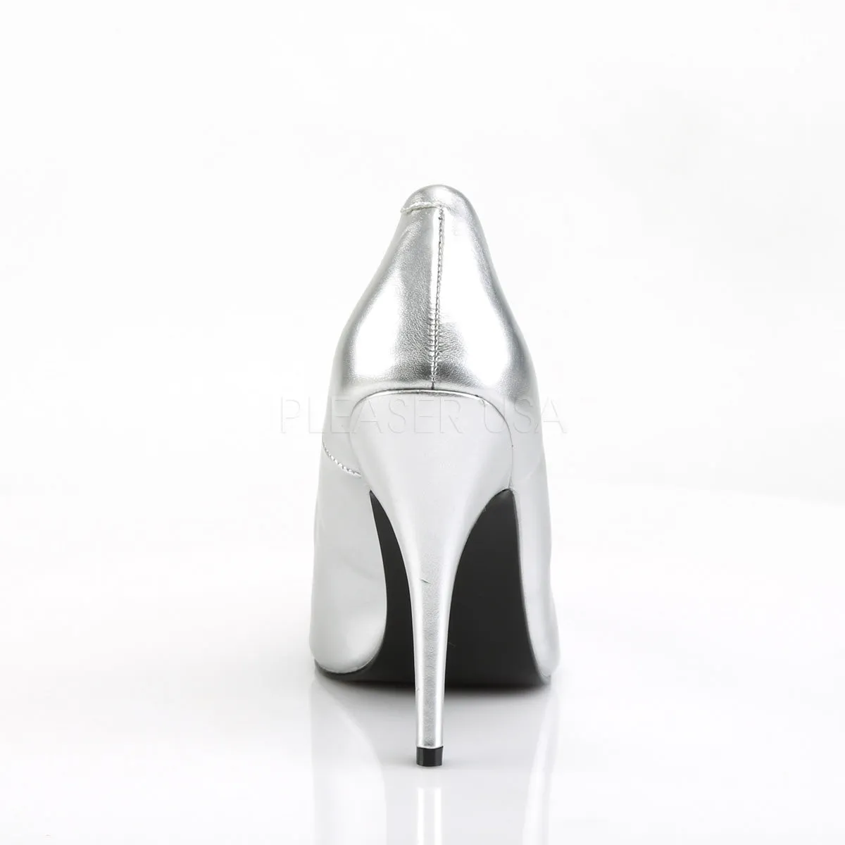 SEDUCE-420  Silver Faux Leather