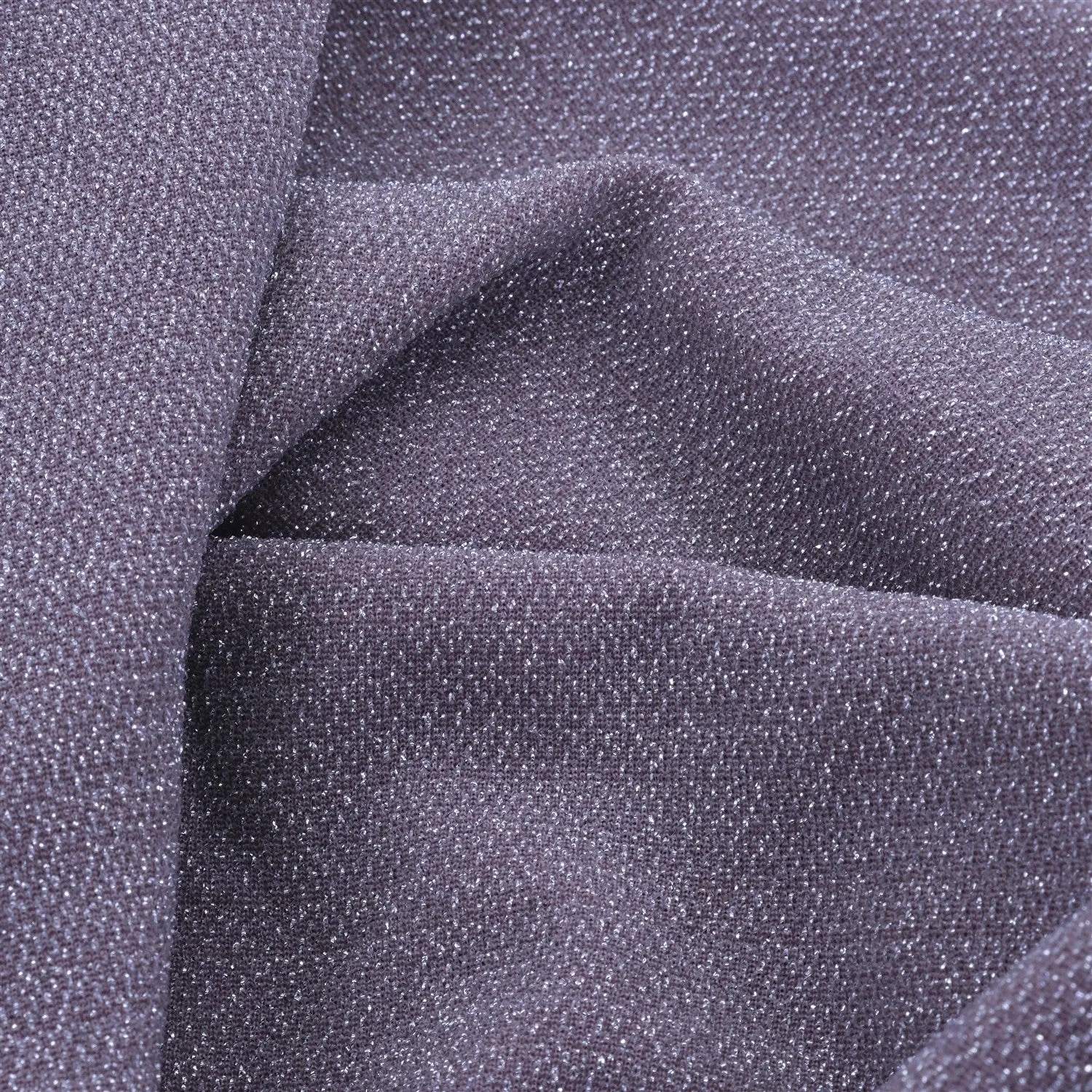 Shimmering Shiny Lurex Flexible Knitted Fabric