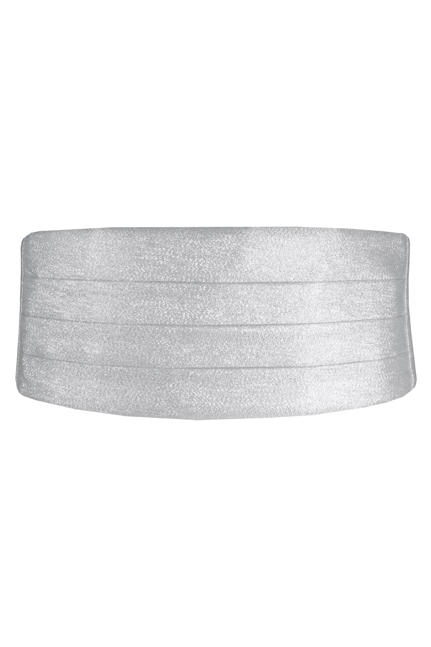 Silver Metallic Cummerbund