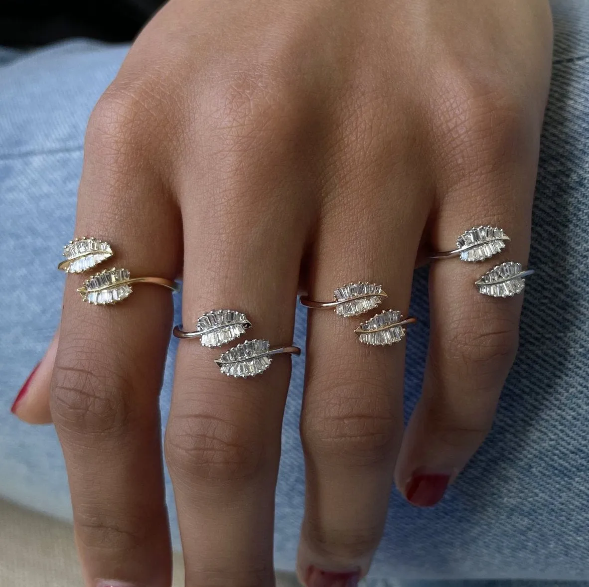 Small Palm Leaf Ring
