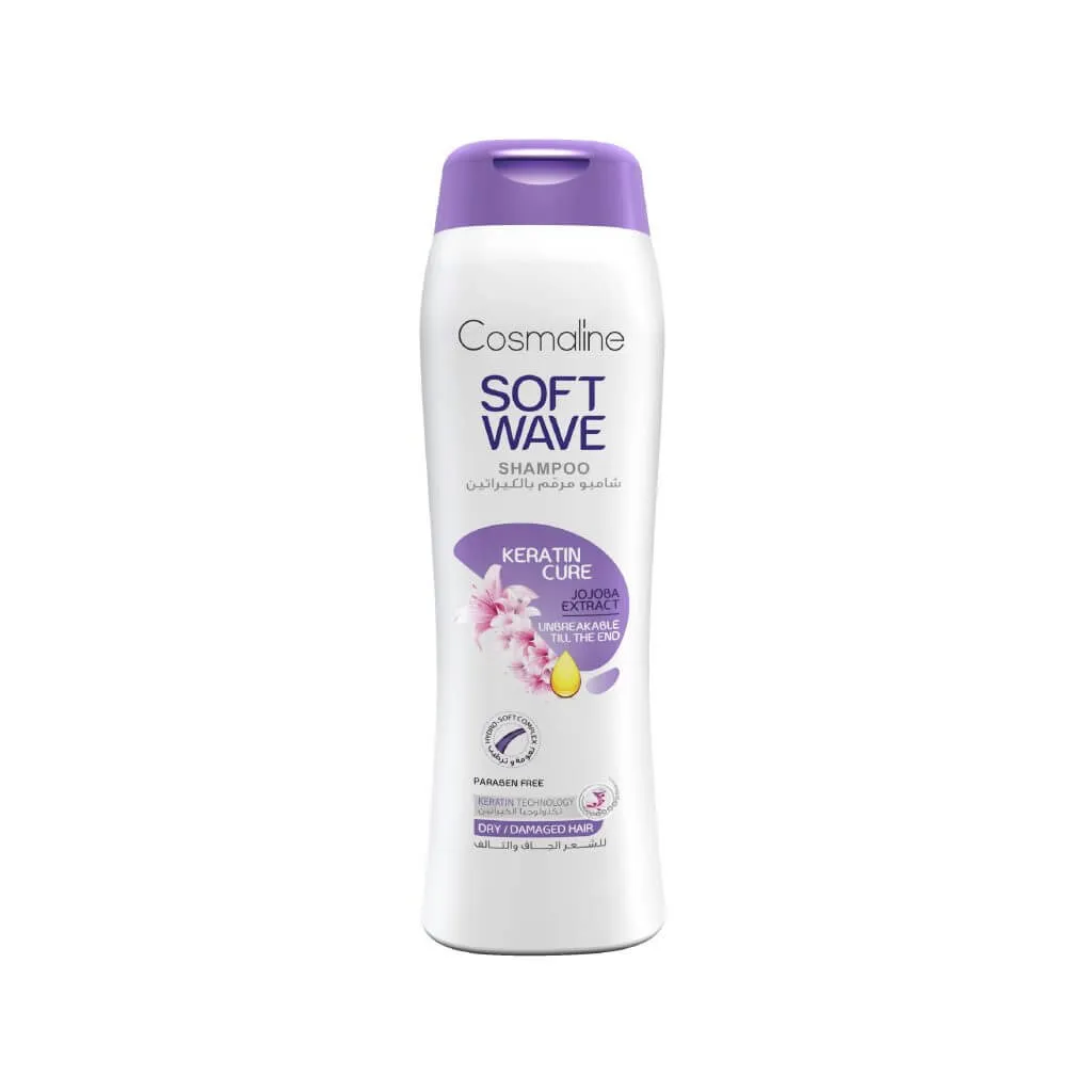 SOFT WAVE KERATIN CURE SHAMPOO FOR DRY / DAMAGED HAIR 400ml