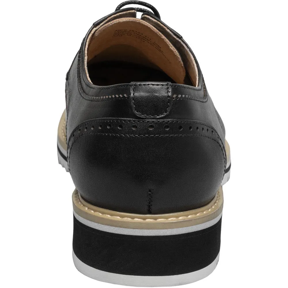 Stacy Adams Beaumont Wingtip Oxford in Black and White