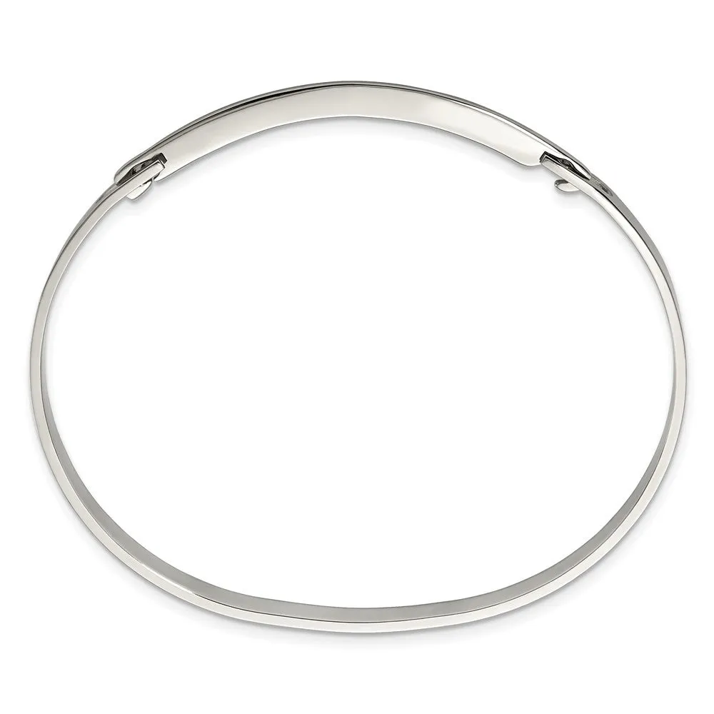 Stainless Steel Polished Flexible 4.75mm Bangle