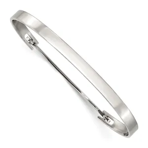 Stainless Steel Polished Flexible 4.75mm Bangle