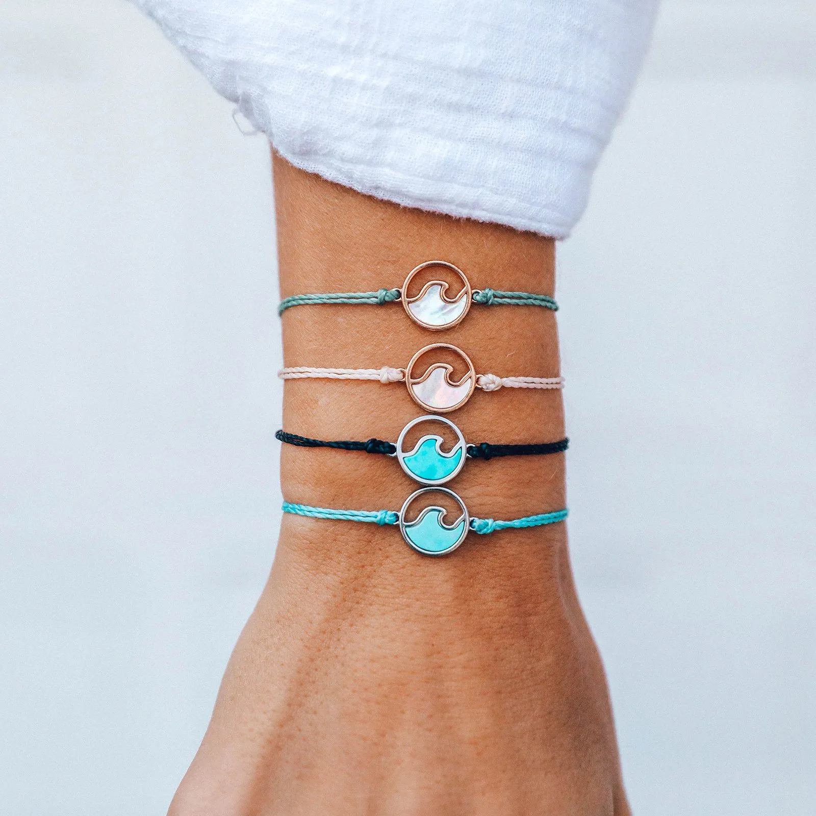 Stone Wave Charm