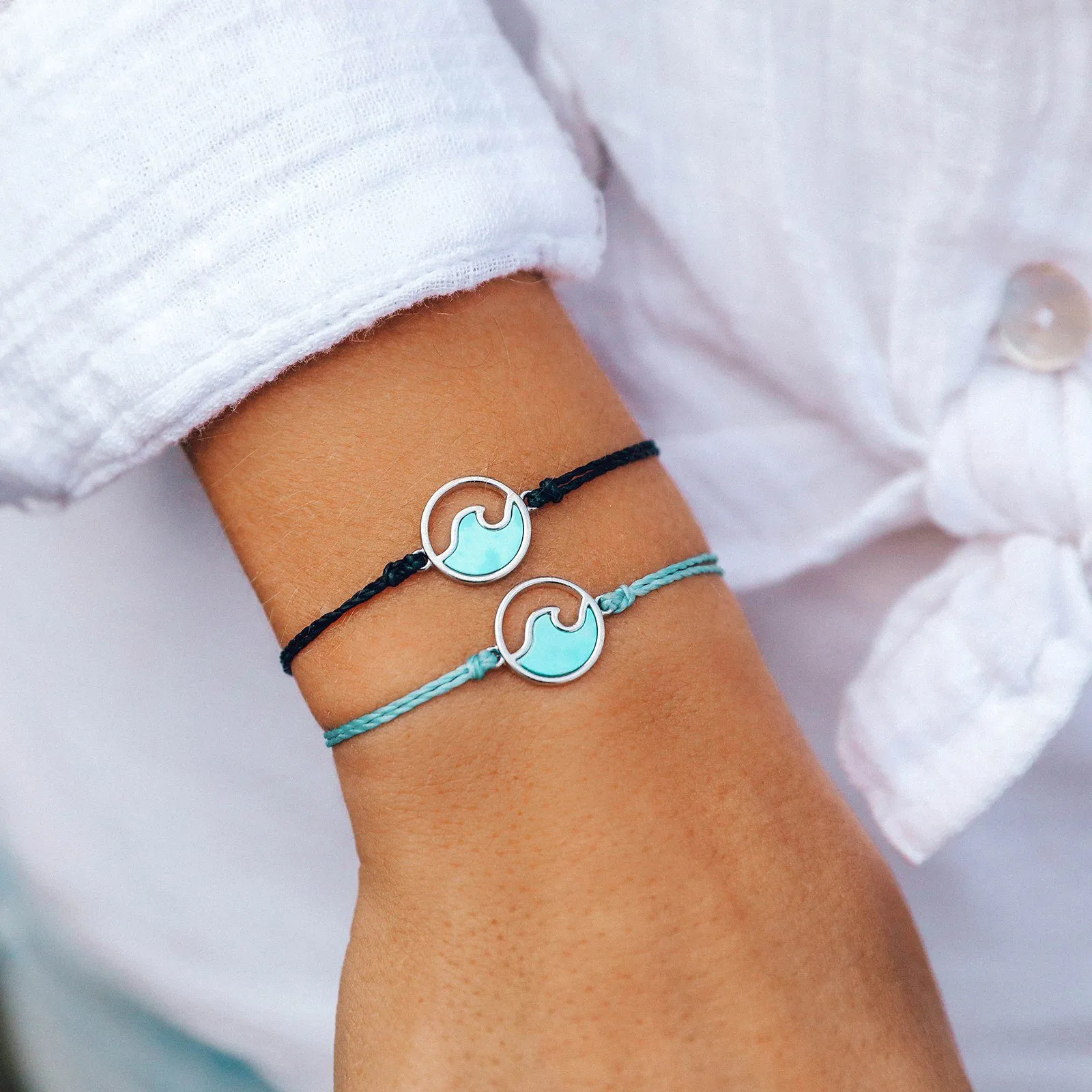 Stone Wave Charm