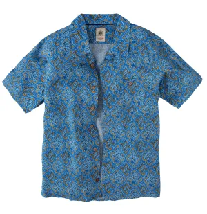 Tall Paisley Print Seersucker Shirt