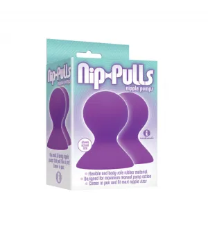 The 9's Silicone Nipple Pumps -  Purple