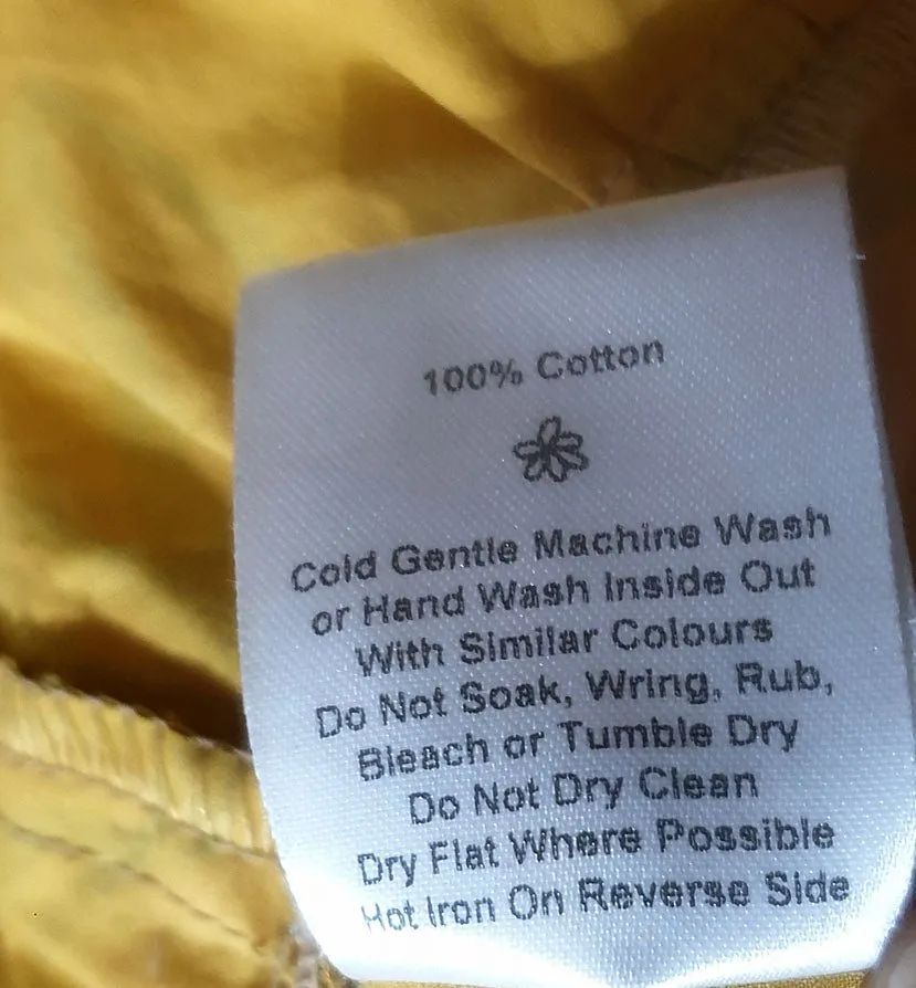 Togetherness Design mustard cotton top size small