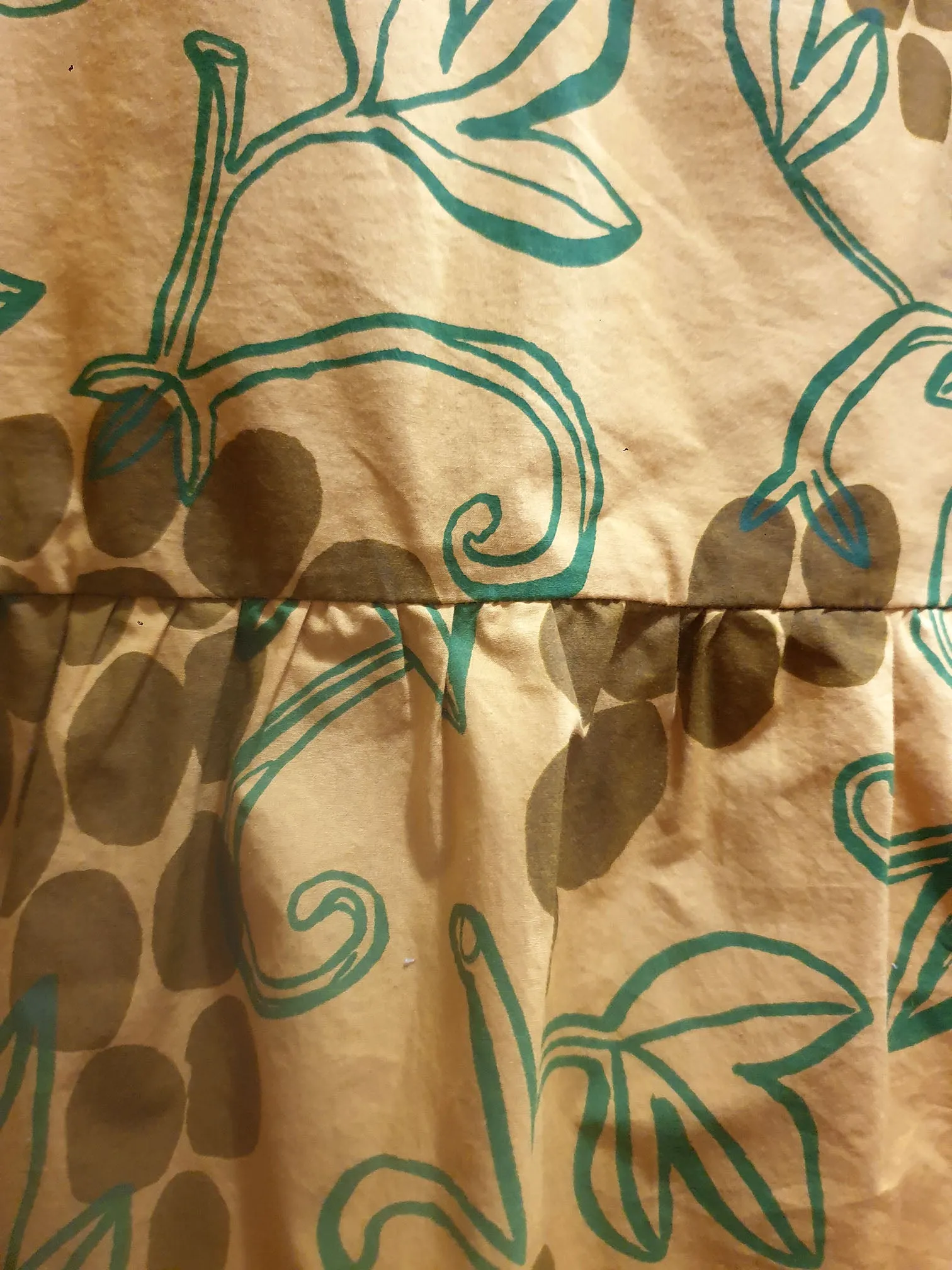 Togetherness Design mustard cotton top size small