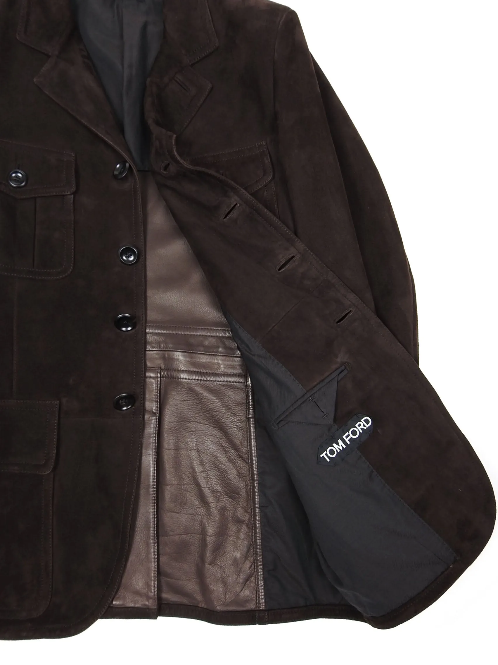 Tom Ford Brown Suede Jacket Size 50 (Large)