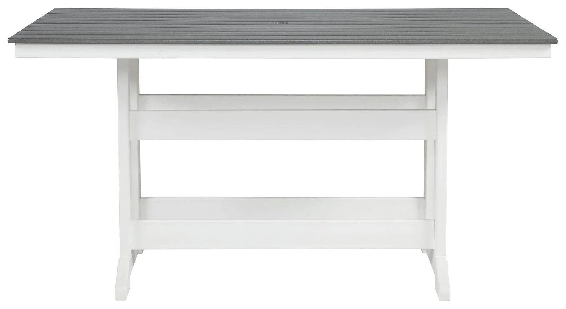 Transville - Rect Counter Table W/umb Opt