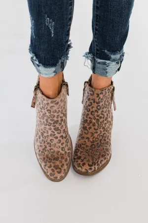 Very G Twinkle 2 Booties- Leopard