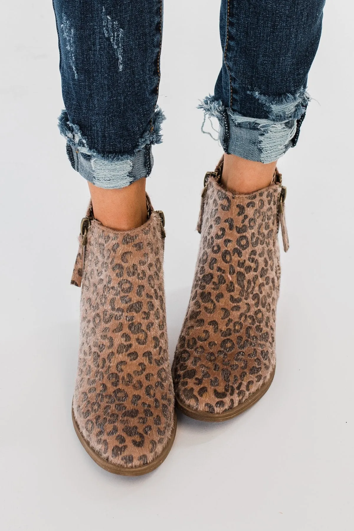 Very G Twinkle 2 Booties- Leopard