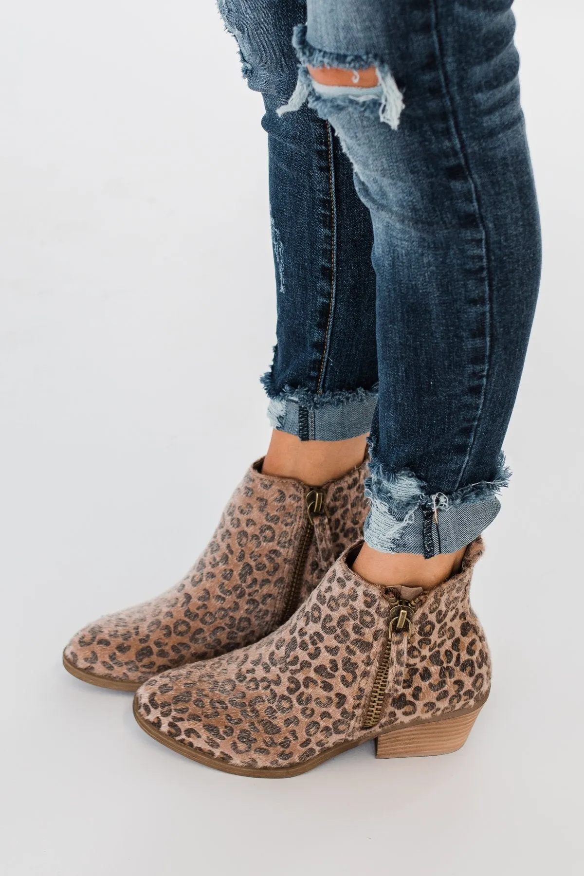 Very G Twinkle 2 Booties- Leopard