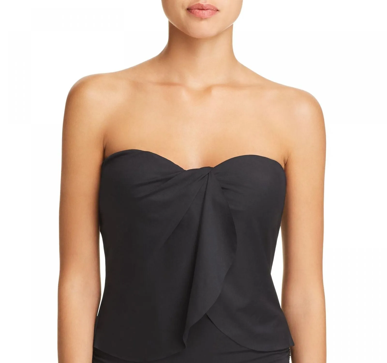 Vince Camuto Draped Bandeau Tankini Top V21516