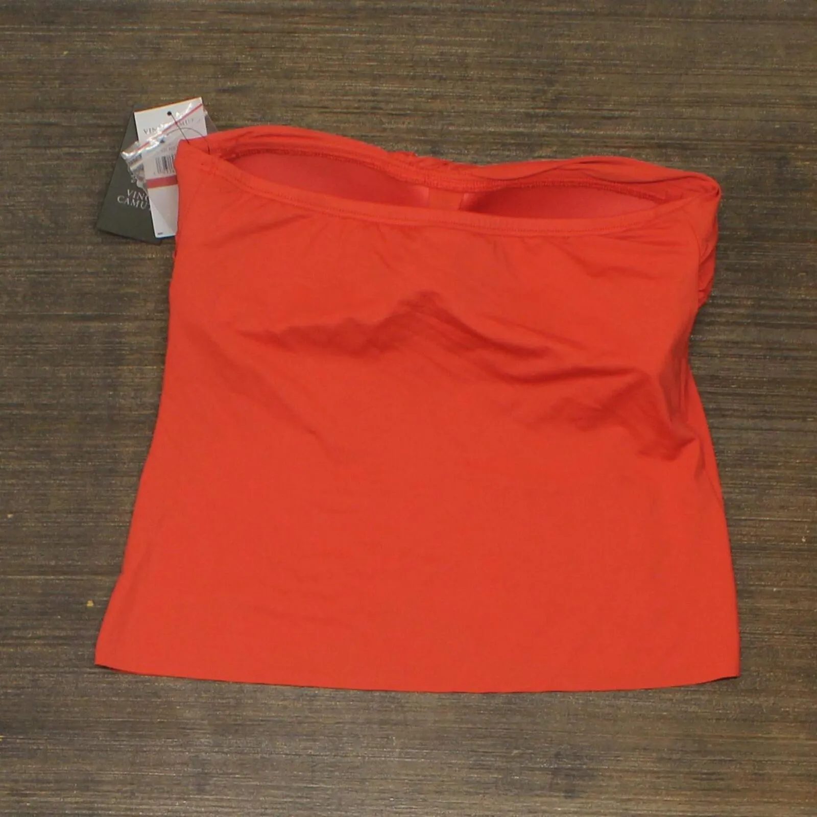 Vince Camuto Draped Bandeau Tankini Top V21516