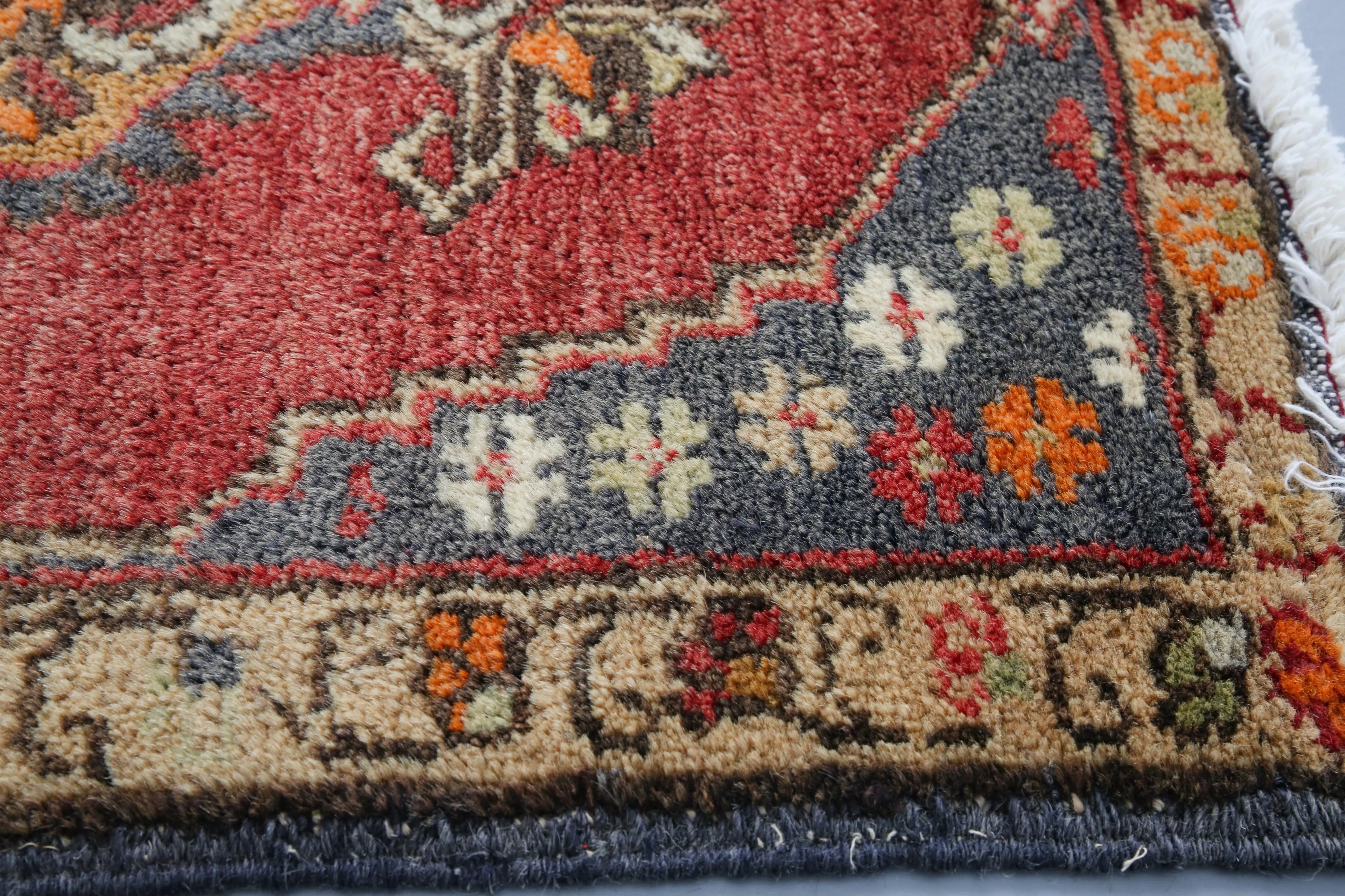 Vintage Mini Turkish Rug 1.8ftx3.5ft