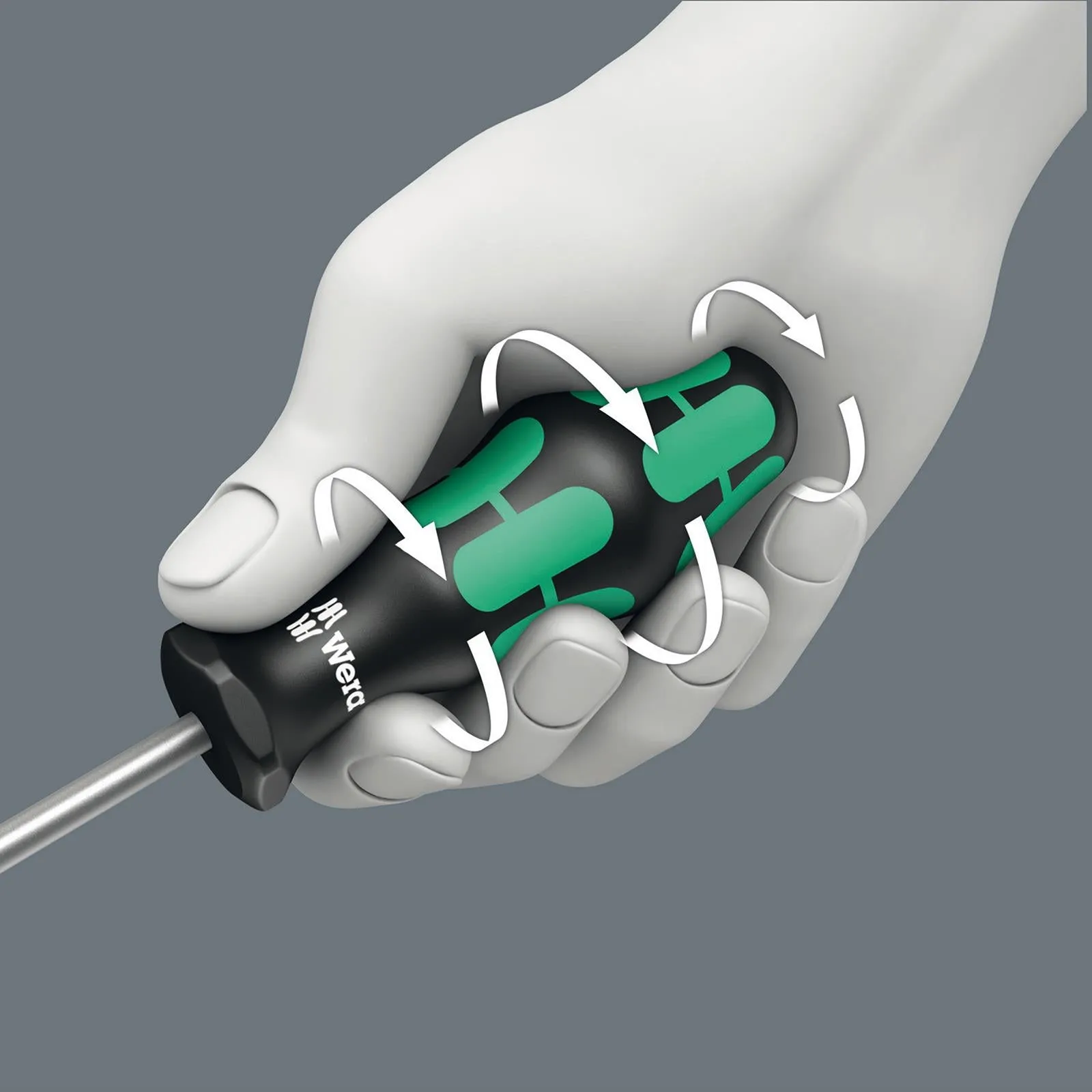 Wera Hose Clamp Screwdriver Flexible 391 for Hex Head Screws Kraftform Plus