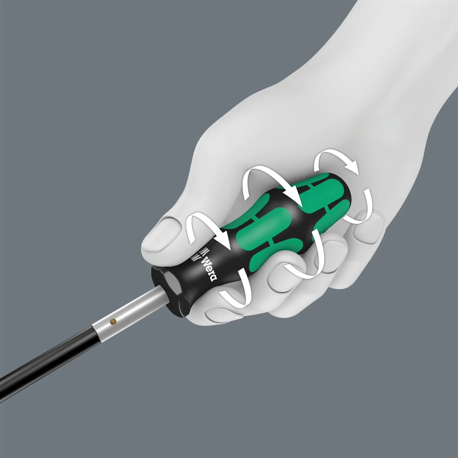 Wera Hose Clamp Screwdriver Flexible 391 for Hex Head Screws Kraftform Plus