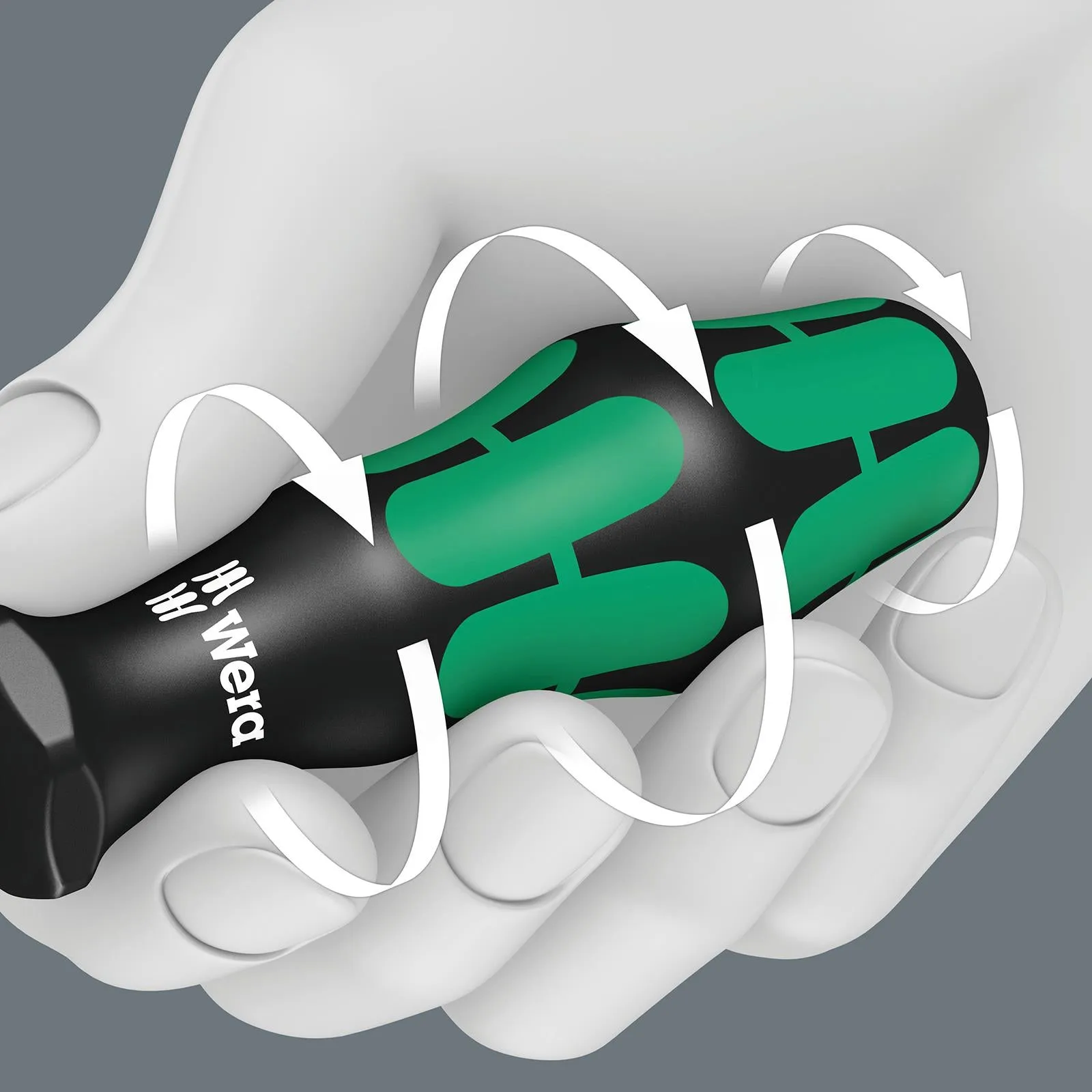 Wera Hose Clamp Screwdriver Flexible 391 for Hex Head Screws Kraftform Plus