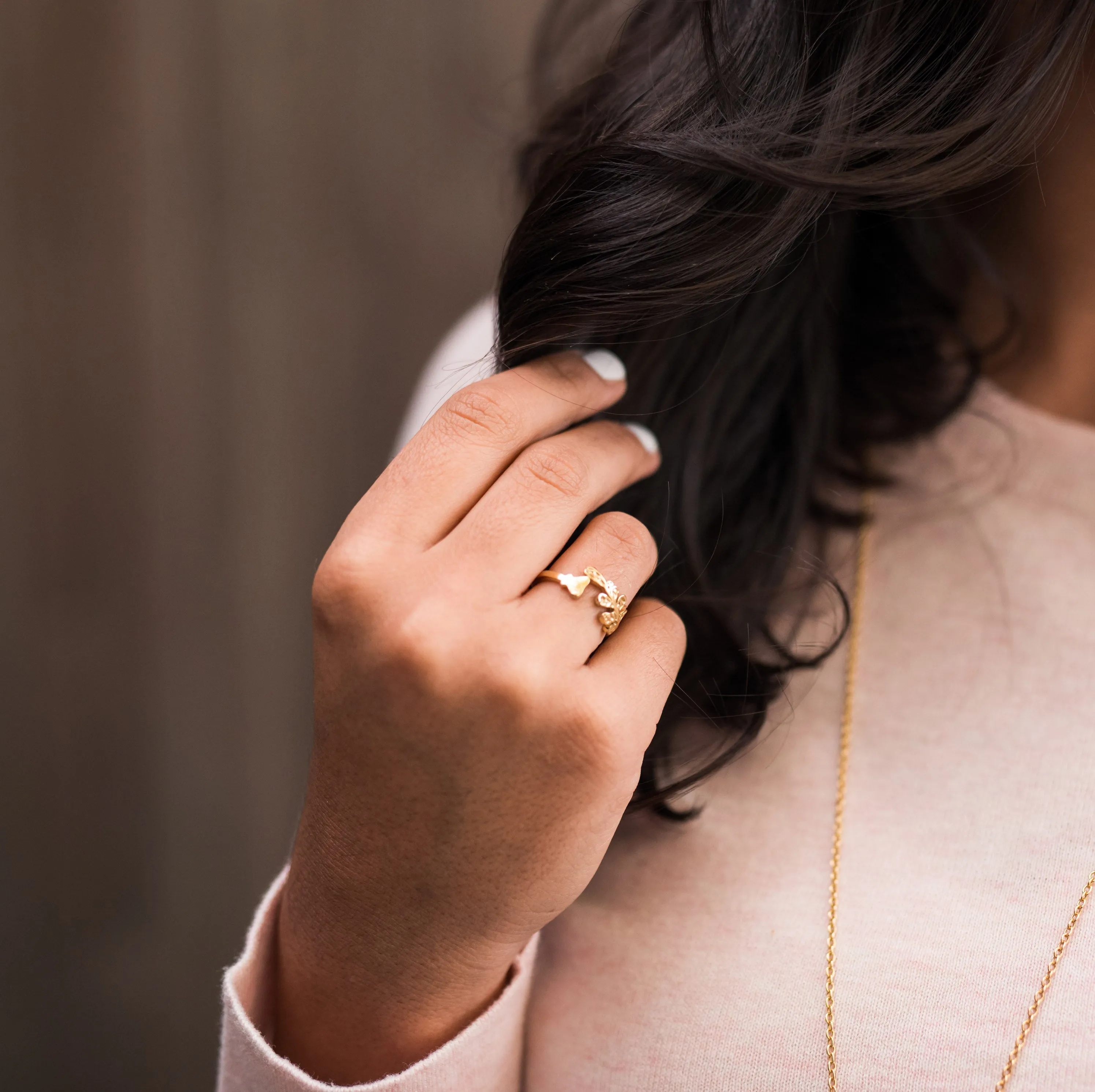 Wine Country Wildflower Ring - Rose Gold