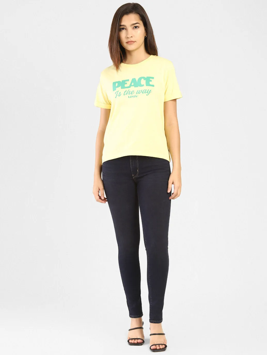 Women's 711 Blue Skinny Fit Mid Rise Jeans