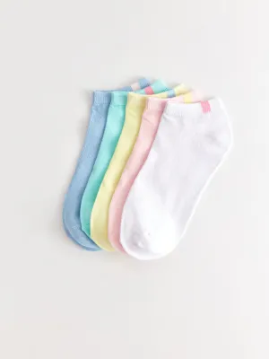 Women's Flat Booties Socks Pack of 5